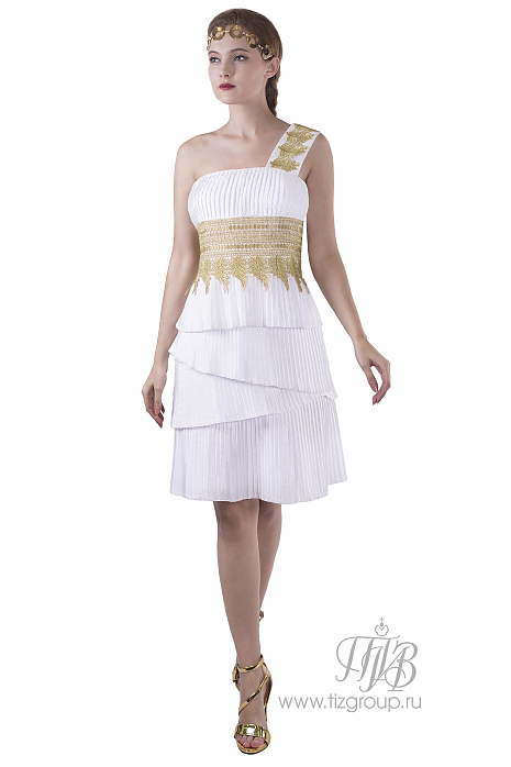 Платье в греческом стиле короткое