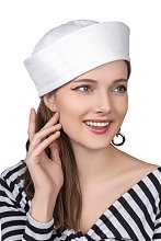 Шапочка морячка женская