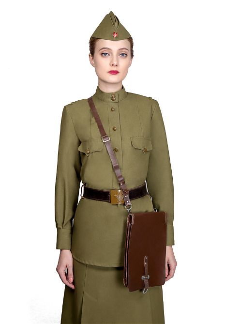 Женский военный костюм