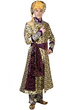 Восточный костюм султана, золотой