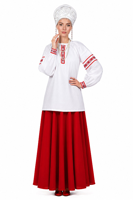 Блузка в русском стиле