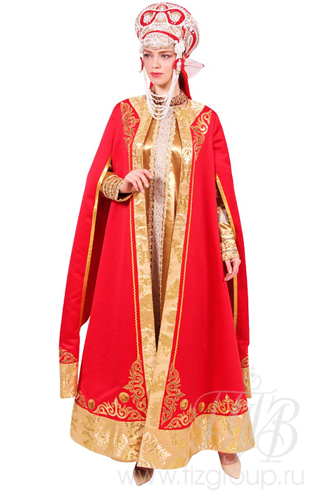Русская царевна - народный женский боярский костюм