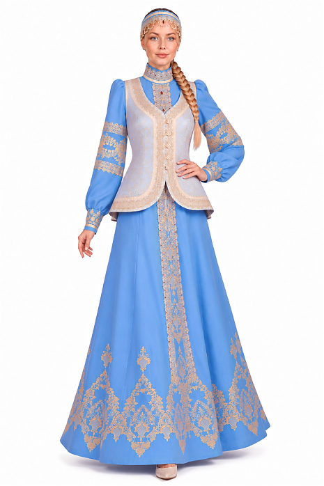 Русское народное платье с коротеной