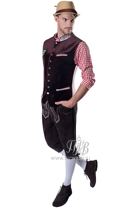 Мужские замшевые бриджи Lederhose  