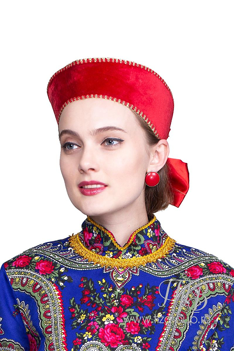 Кокошник к костюму кадриль