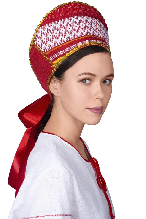 Сценический кокошник "Палех"
