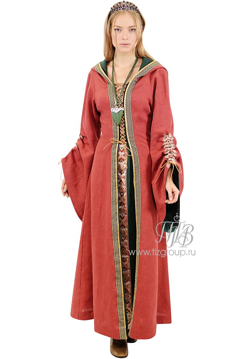 Платье средние века, жрица Мелисандра 