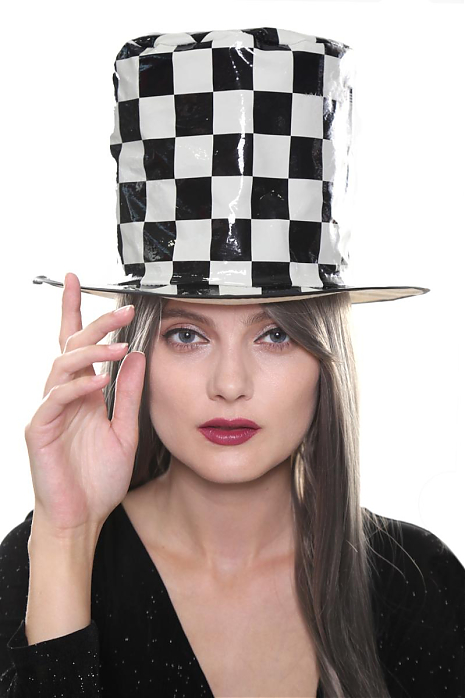 Карнавальная шляпа цилиндр Шахматы