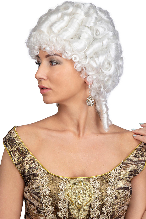 Белый парик 18 века