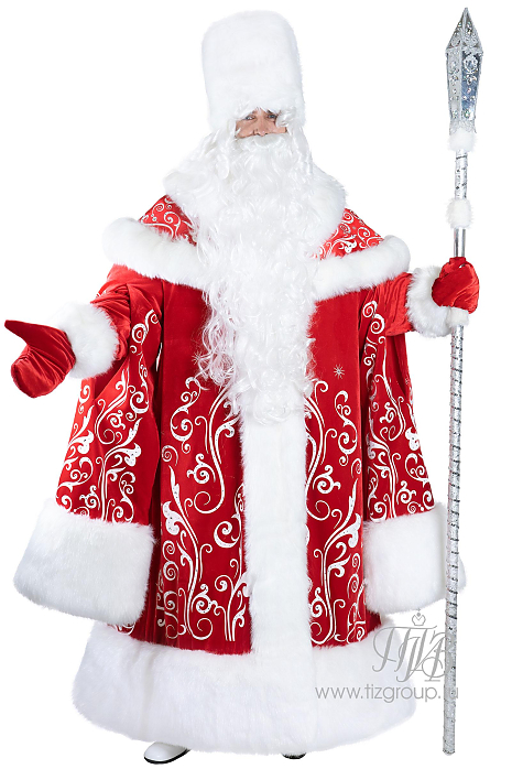 Дед Мороз костюм с узорами