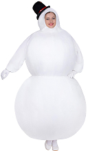 Объемный костюм снеговика