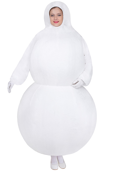 Объемный костюм снеговика
