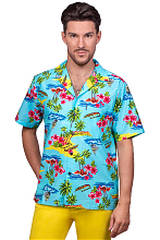 Мужская гавайская рубашка 