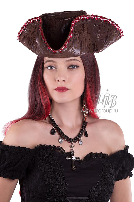 Пиратская шляпа треуголка