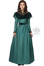 Английская леди, зеленое платье 