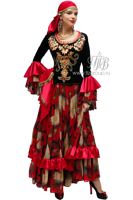 Цыганский костюм женский