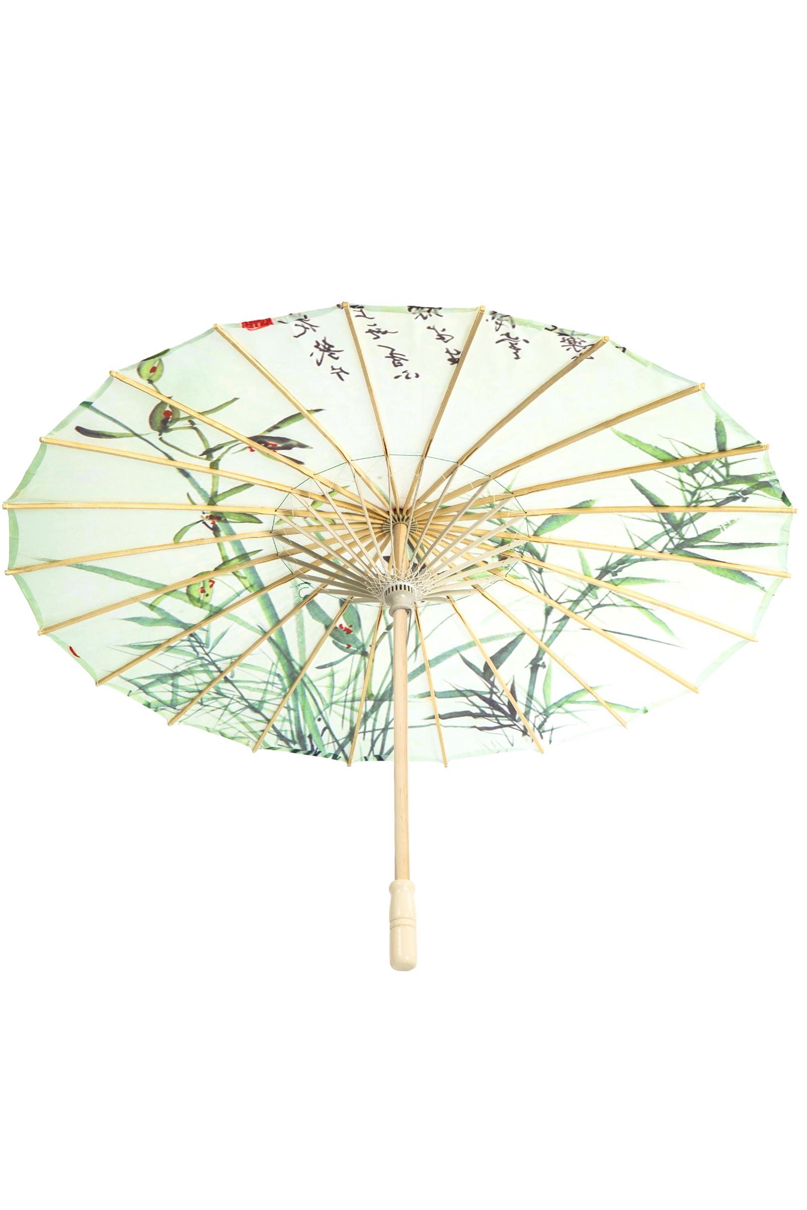 Китайский зонт от солнца с бамбуком -  за 2500 руб: недорогие .