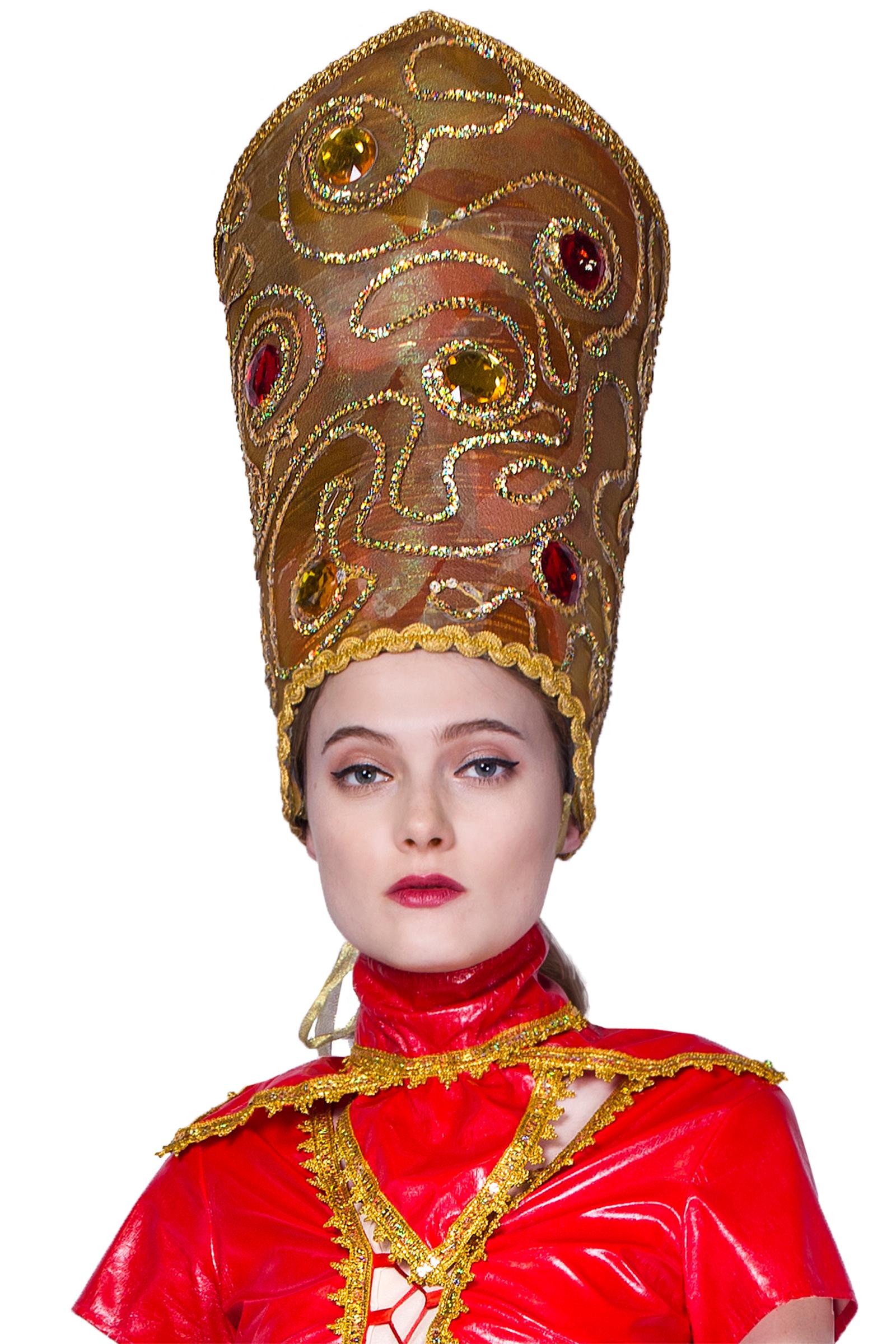 Высокий головной убор. Космический головной убор. Гуань головной убор купить
