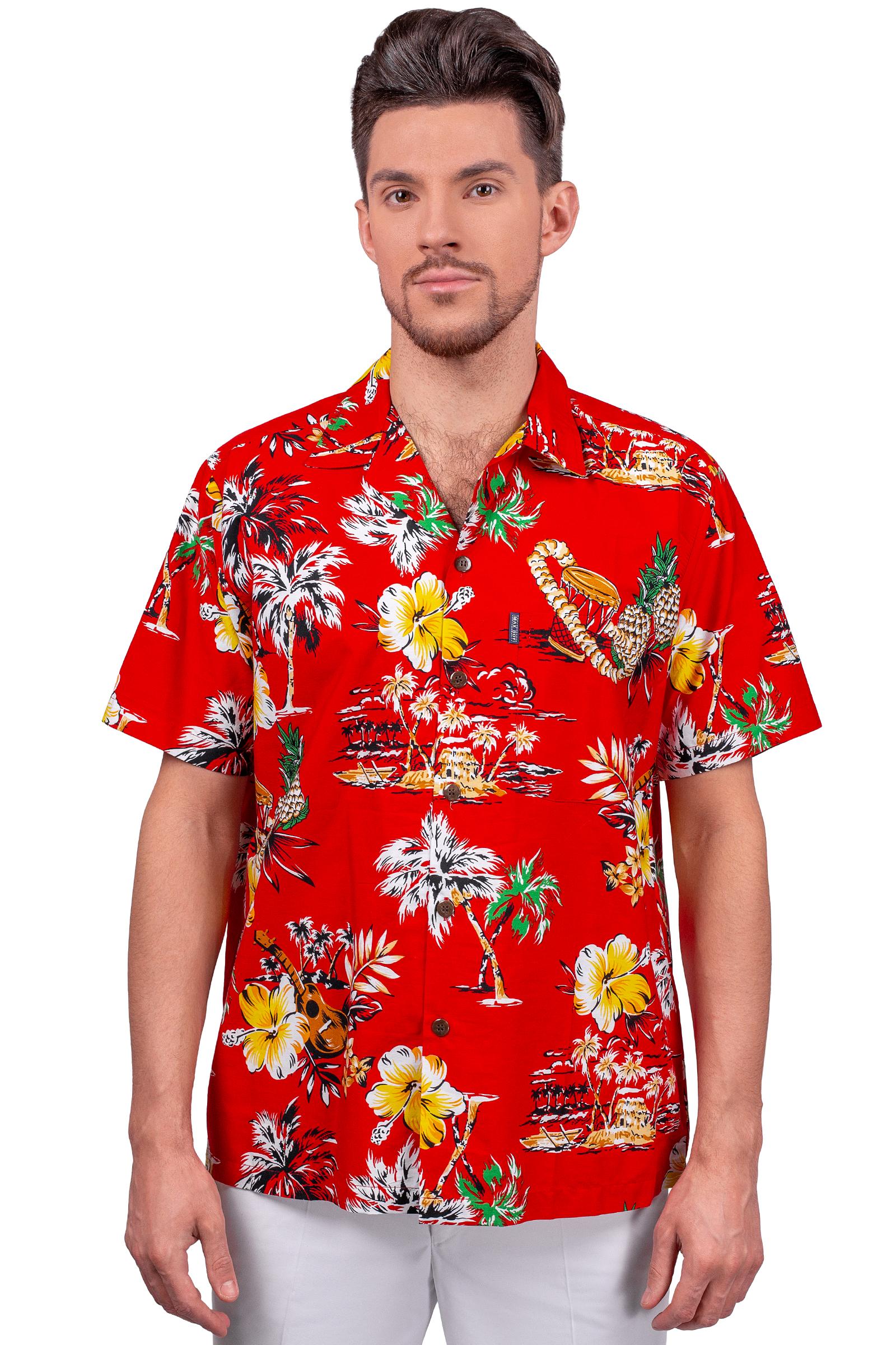 Гавайская рубашка мужская -  за 3600 руб: недорогие рубашки .